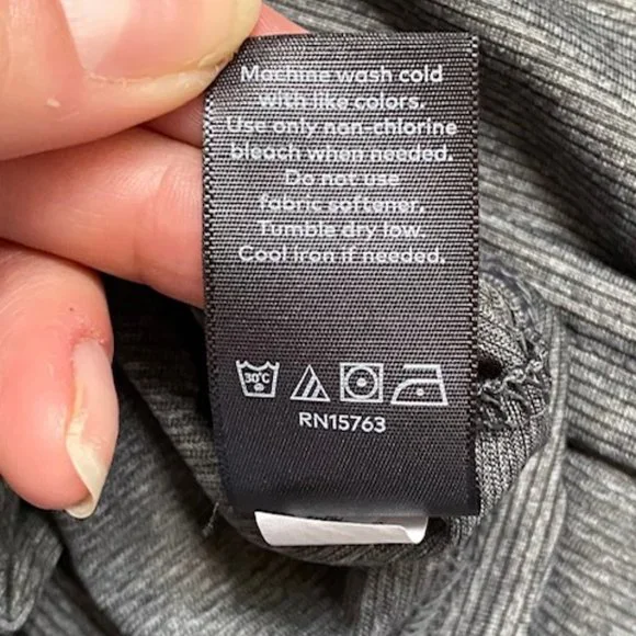 Champion Gray Pinstripe Active Wear Polo Shirt - Picture 10 of 11